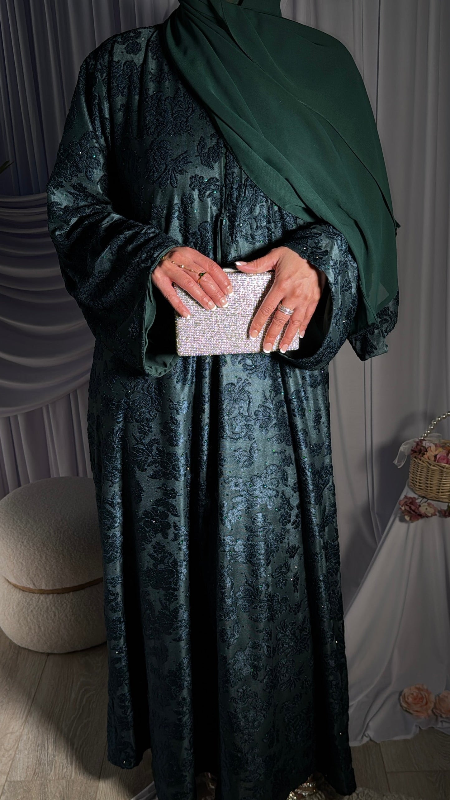 Orchid Abaya (volume 2) Green