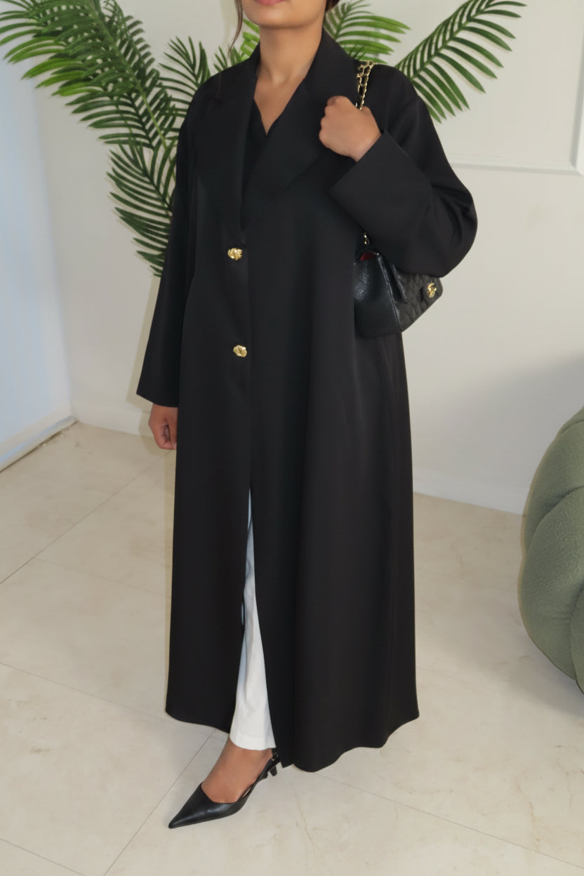 Noir Abaya Coat 🖤