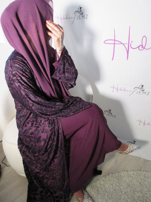 Orchid Abaya