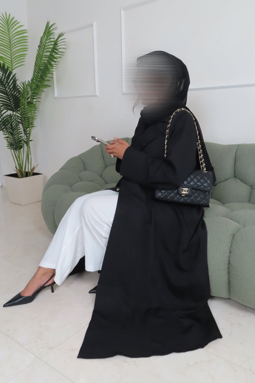 Noir Abaya Coat 🖤