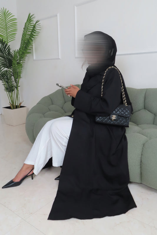 Noir Abaya Coat 🖤